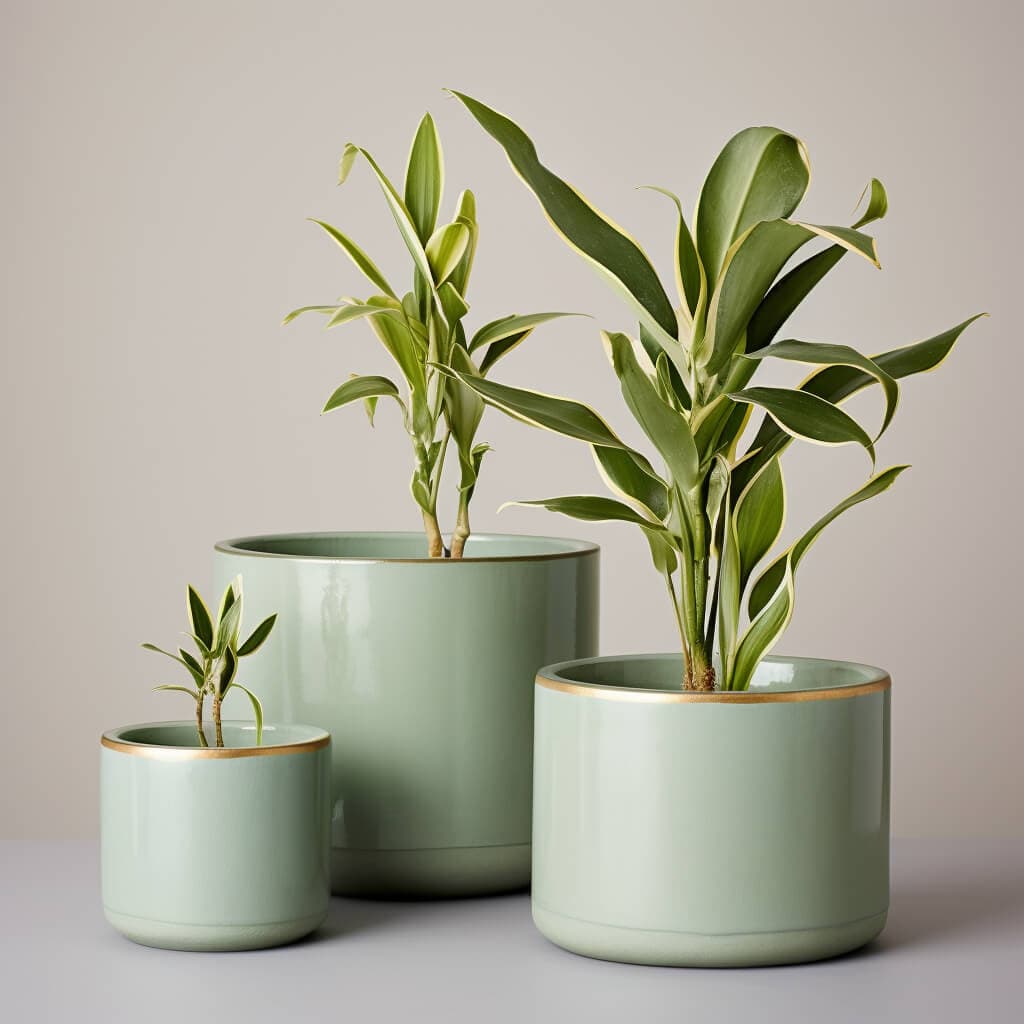 Pastel Pot - green, small