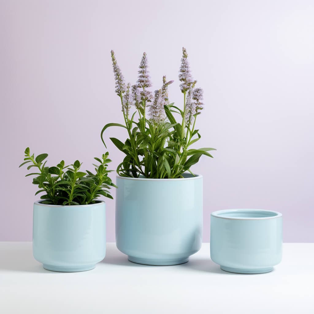Pastel Pot - blue, small